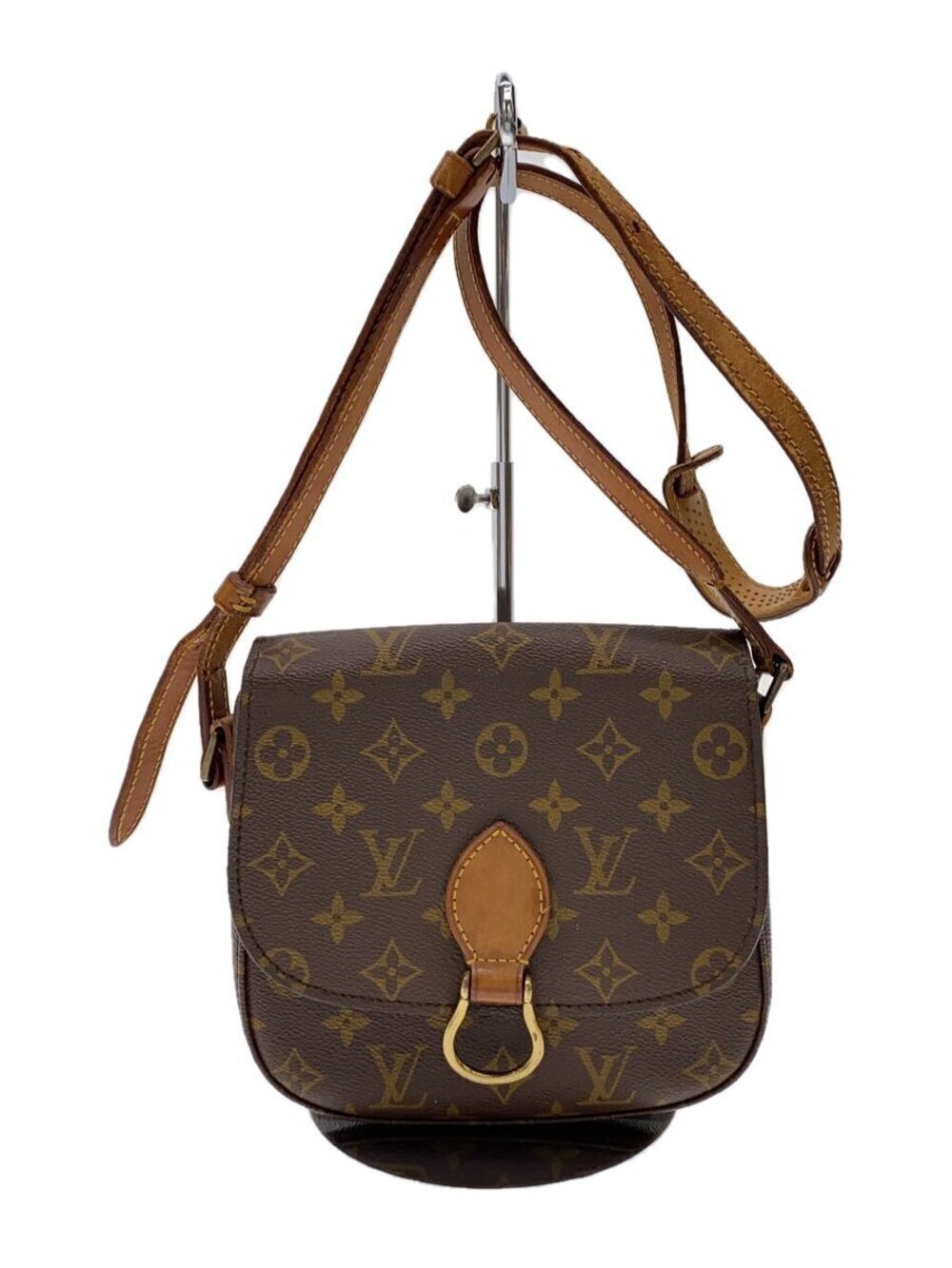 LOUIS VUITTON Saint Cloud Shoulder Bag Brown